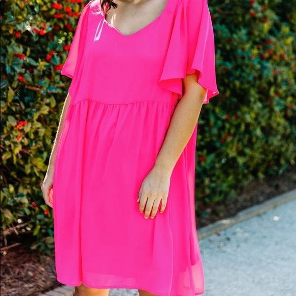 Chic Soul Dresses & Skirts - Chic Soul Hot Pink Dress